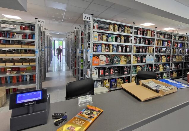 Regały magazynowe w branży motoryzacyjnej