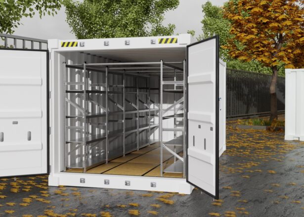 Regały do kontenera