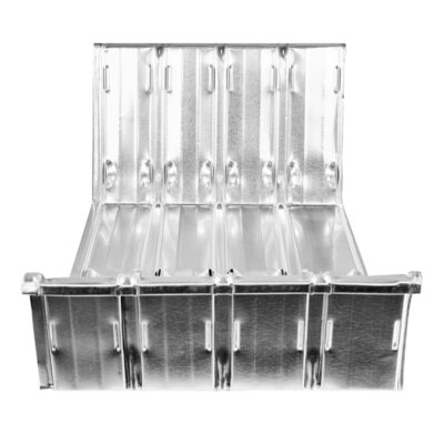 Kontener wypełniający półkę do regału magazynowego