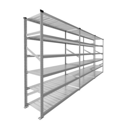 Regał z perforacją półki