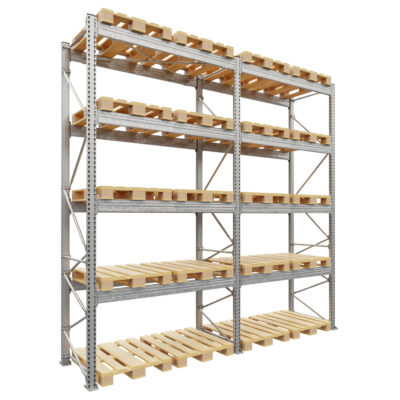 Regał metalowy paletowy
