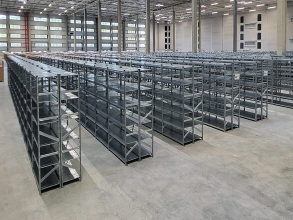 Regały magazynowe cynkowane