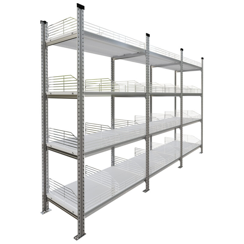 Regał sklepowy metalowy