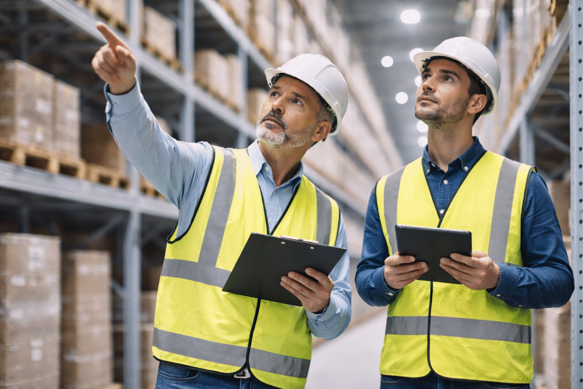 regały magazynowe BHP